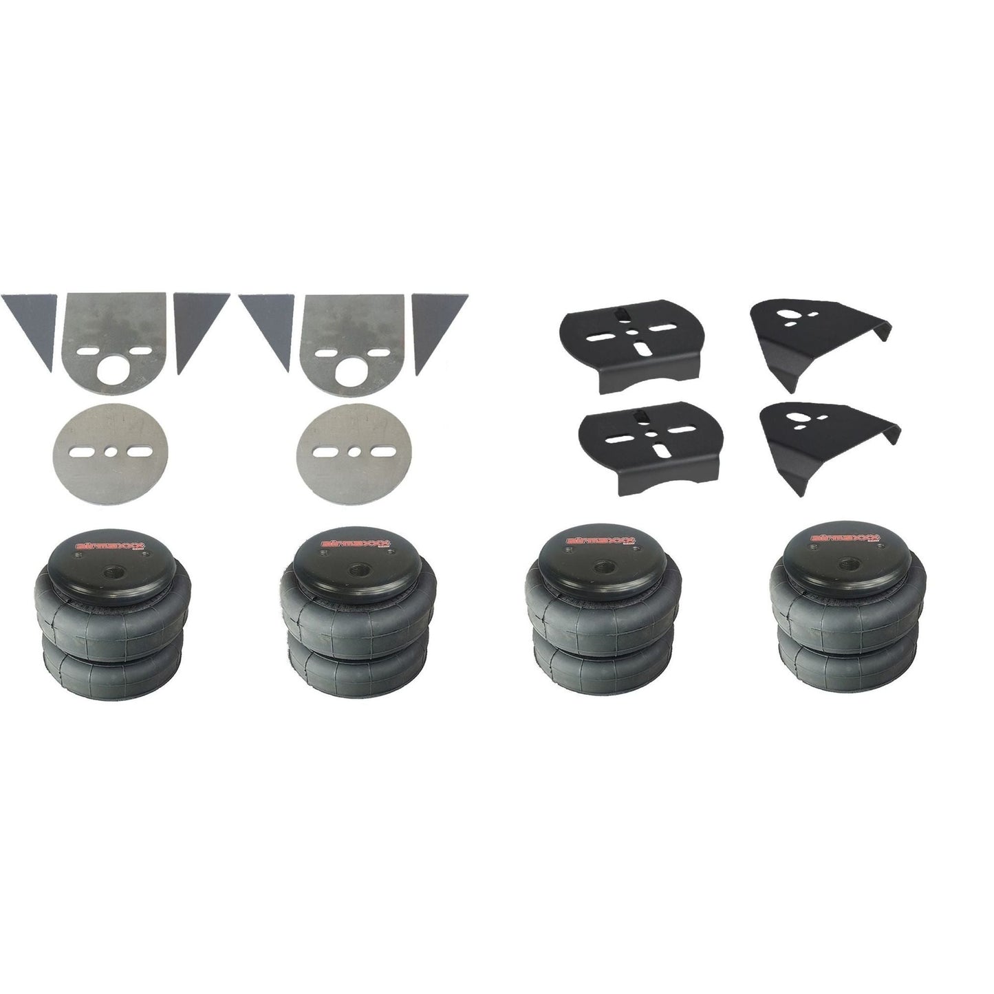 airmaxxx 2500 air bags with rear weld-on brackets for import mini trucks KTOR