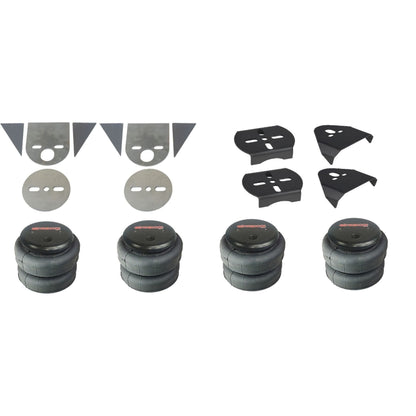 airmaxxx 2500 air bags with rear weld-on brackets for import mini trucks KTOR