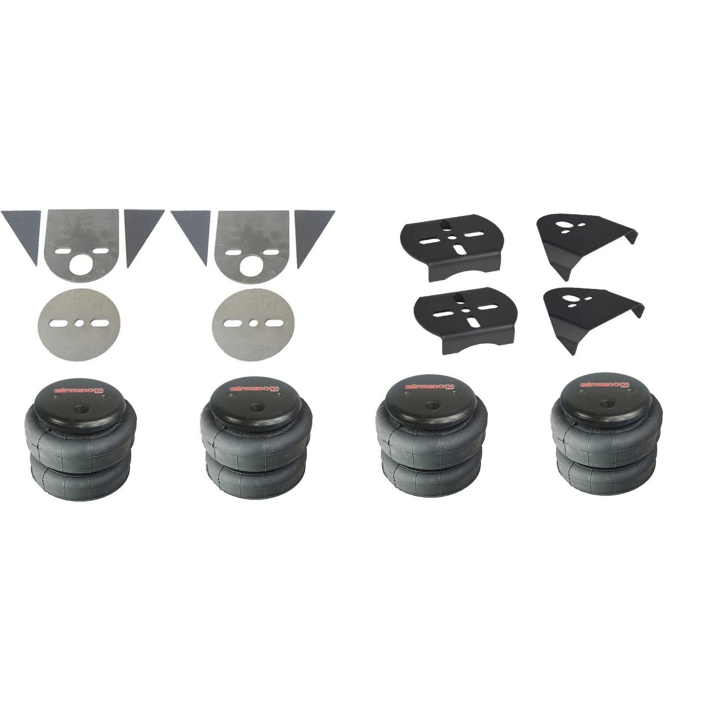 airmaxxx 2500 air bags with weld-on brackets for import mini trucks KTOR