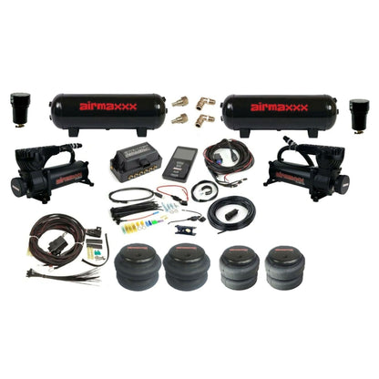 Air Ride Package Air Lift 3P w/airmaxxx Dual 3-Gallon Steel Tanks