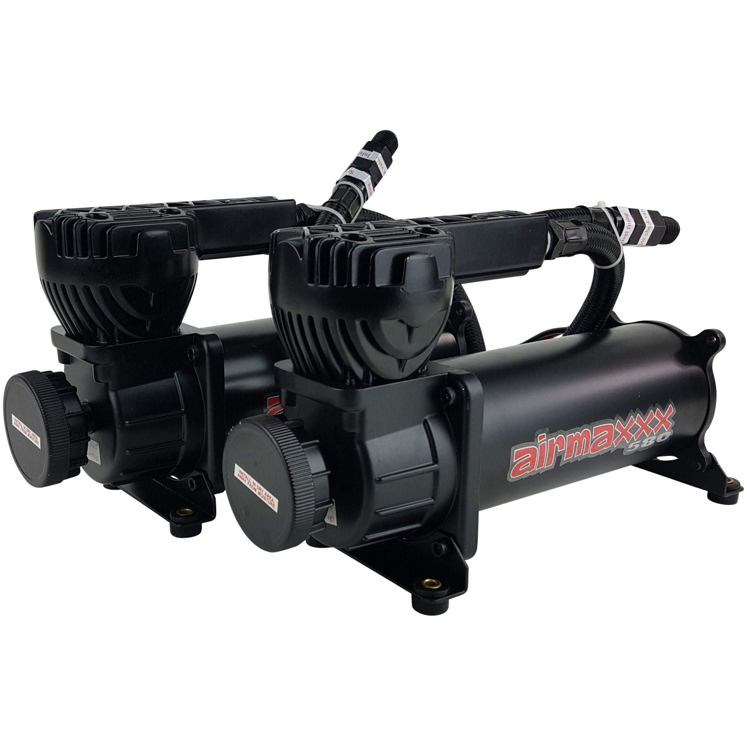 airmaxxx 580 Black Dual Air Compressor Pack 200 PSI Max – airslamit
