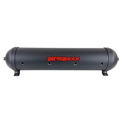 airmaxxx 5 gal 9 ports black seamless aluminum air tank