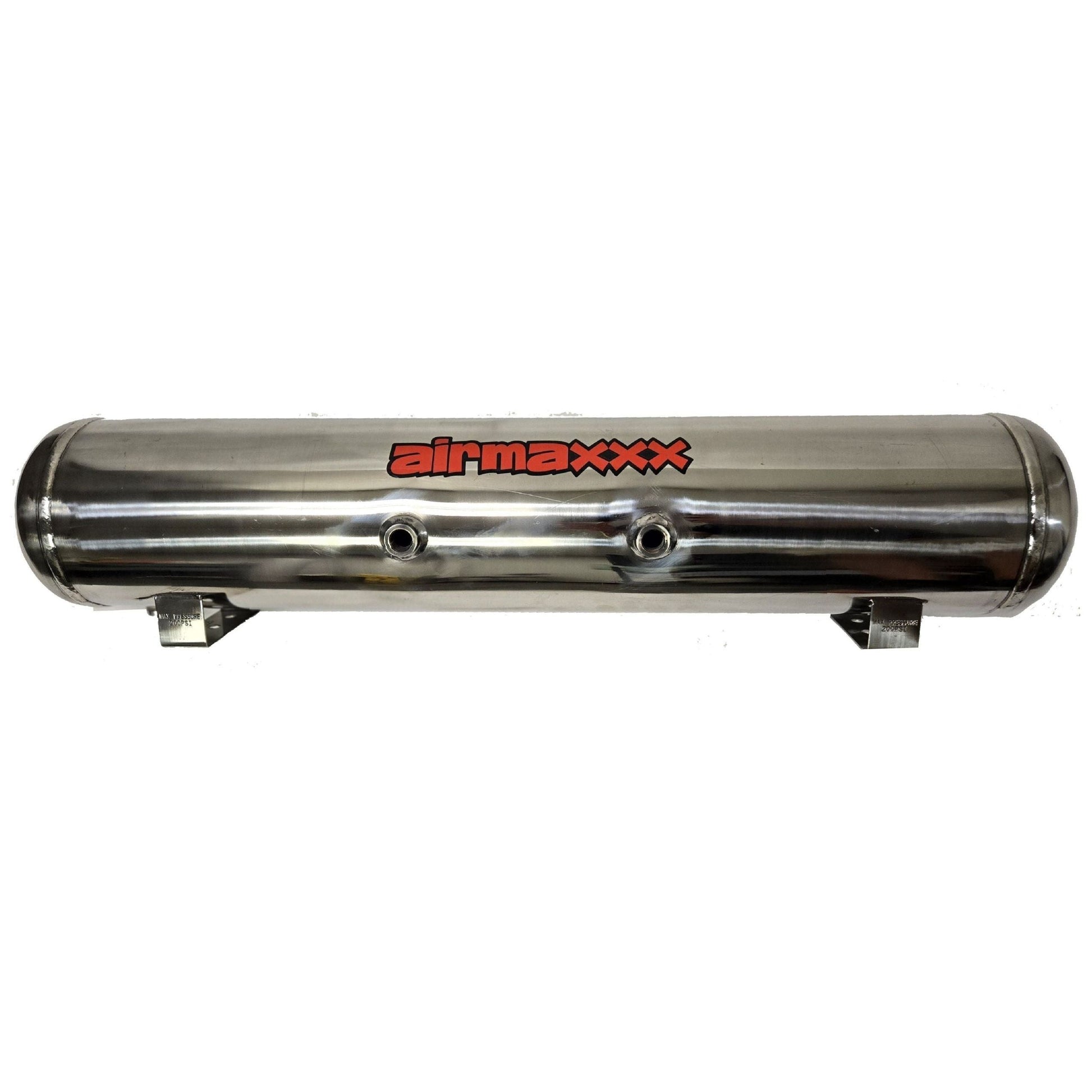 airmaxxx 5 gallon polished stainless steel 7-port air tank