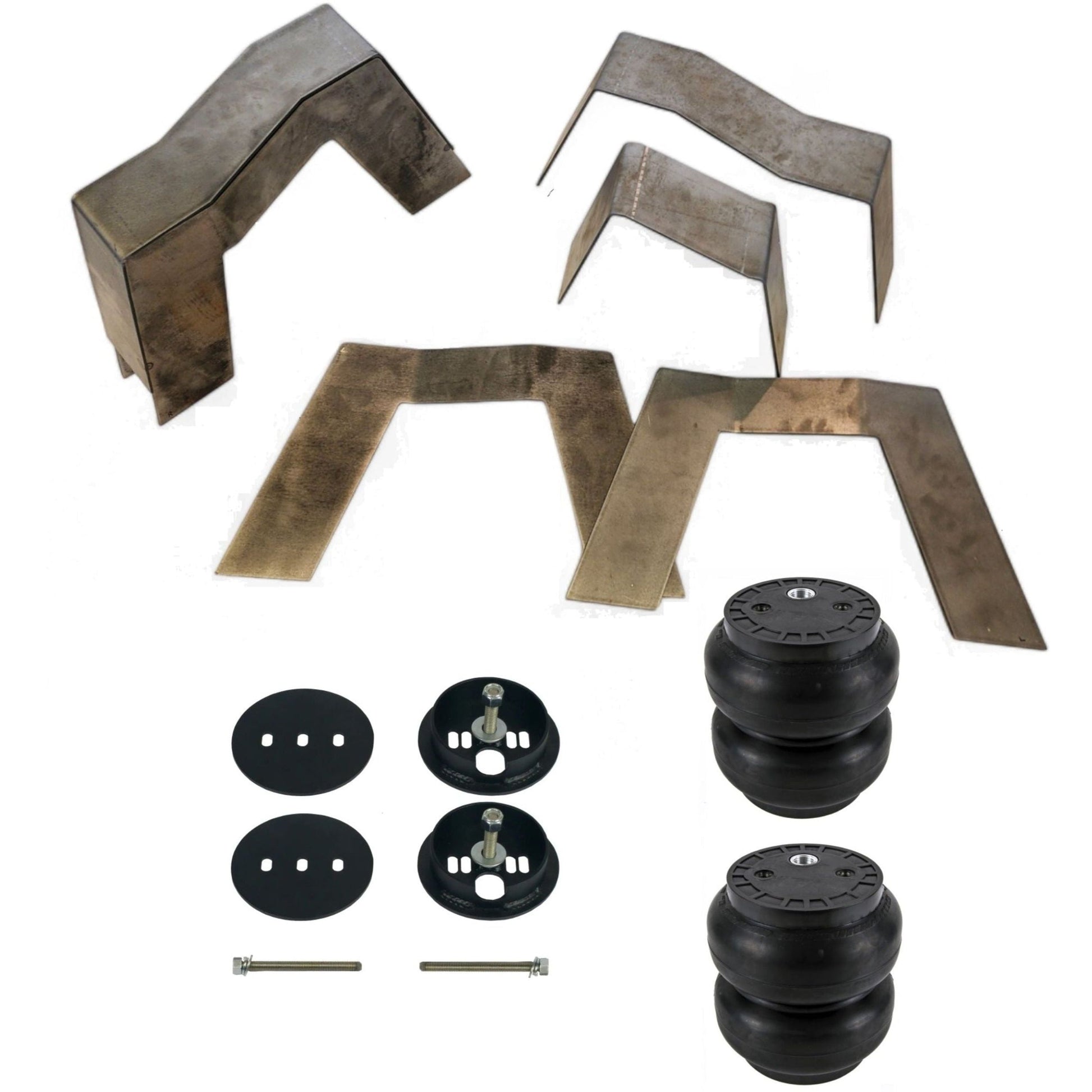 airmaxxx 9 inch rear step c notch kit w/SS7 bags & brackets for 1963 1972 chevy c10 frame cnotch drop 63-72_STEP_NOTCH_SS7