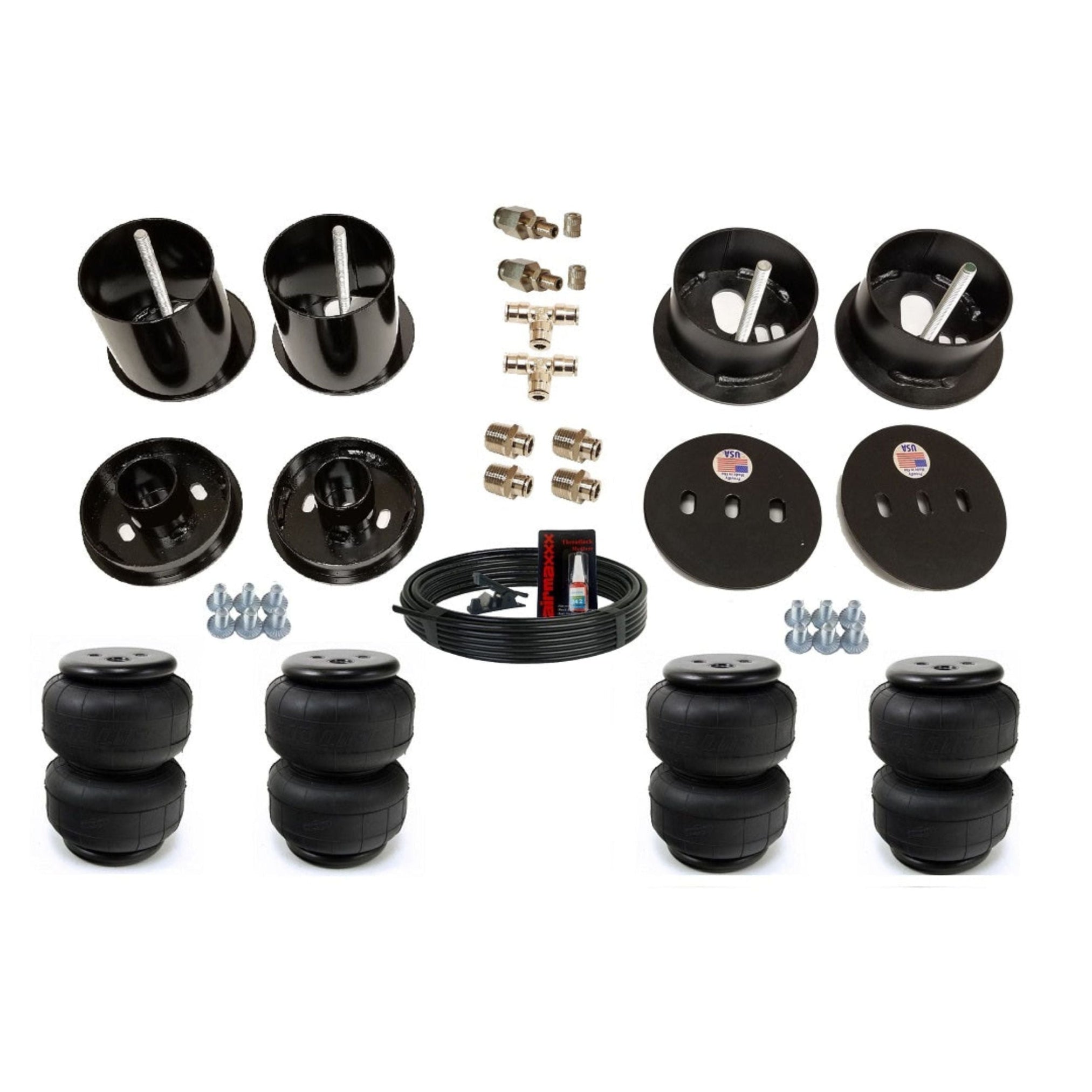 da62 ワゴン　エアサス airmaxxx Air Ride Suspension Kit w/Brackets & Bags Fits 1961-62