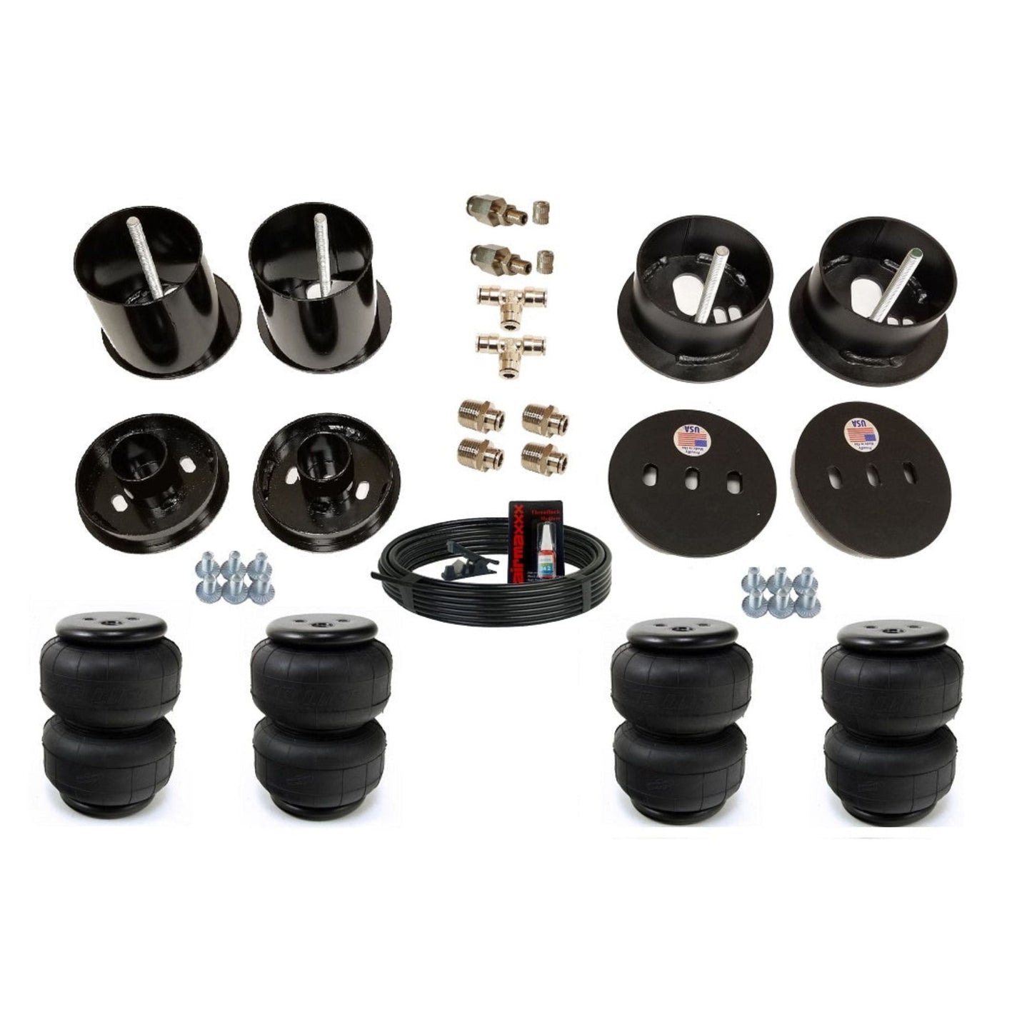 airmaxxx Cadillac 1961-62 front and rear air suspension kit with Air Lift bags