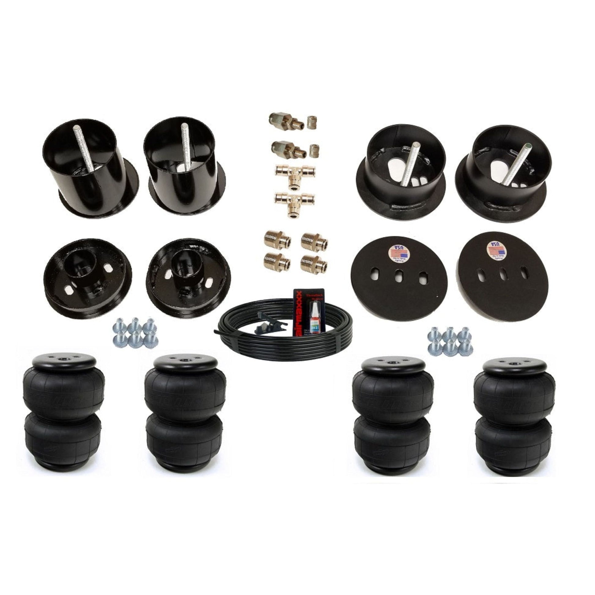 airmaxxx Cadillac 1961-62 front and rear air suspension kit with Air Lift bags
