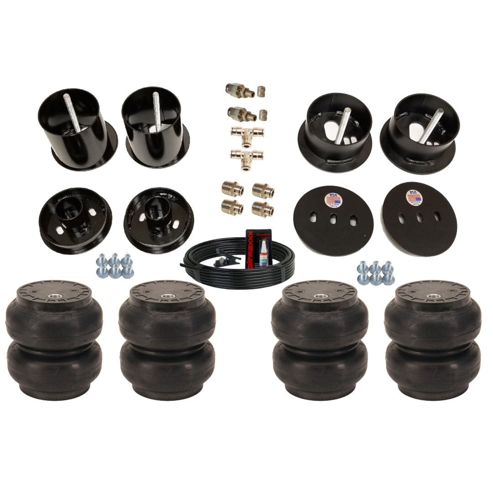 airmaxxx Cadillac 1961-62 front and rear air suspension kit with Slam bags