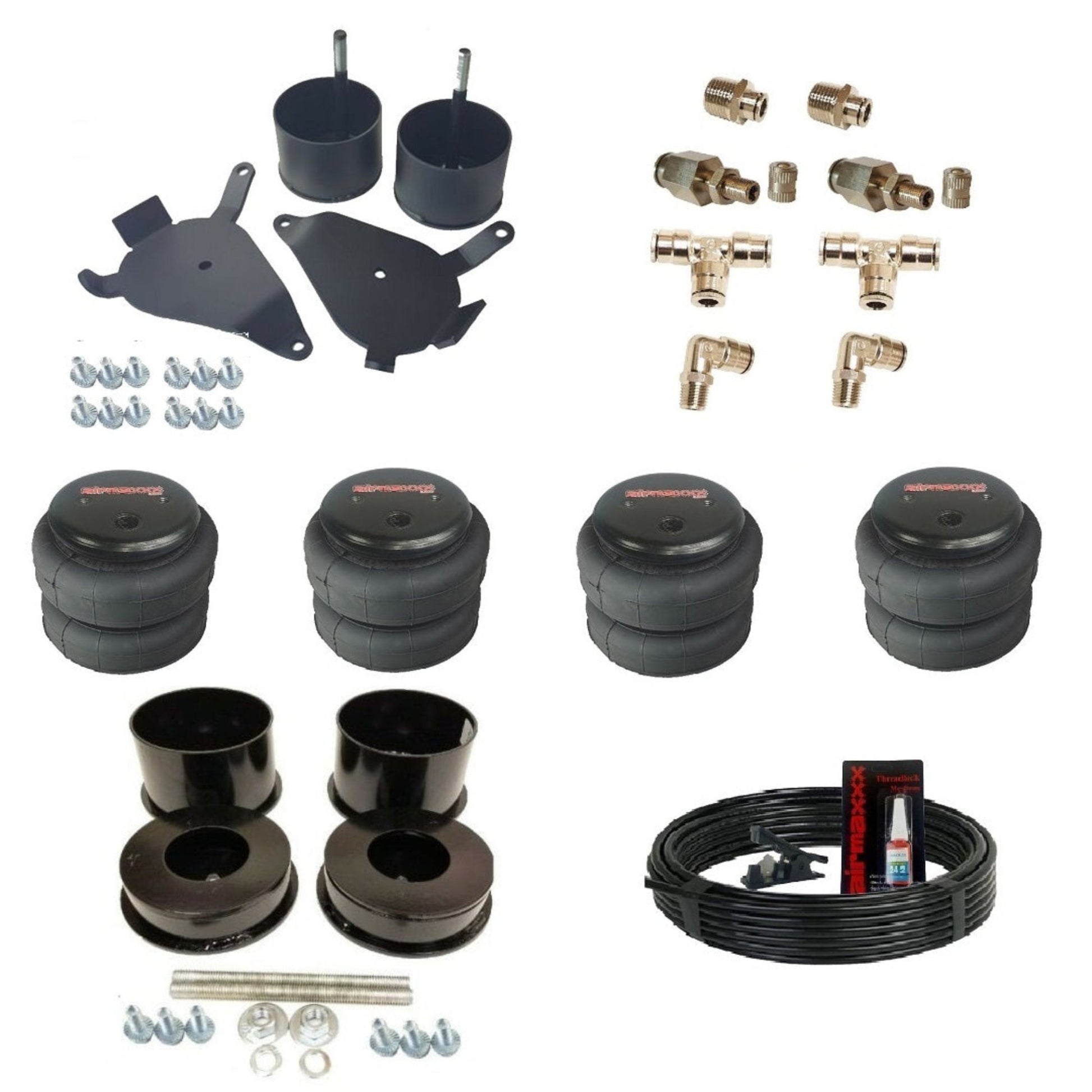 airmaxxx G-Body 1982-88 front and rear 2500 air bag bracket inflation kit