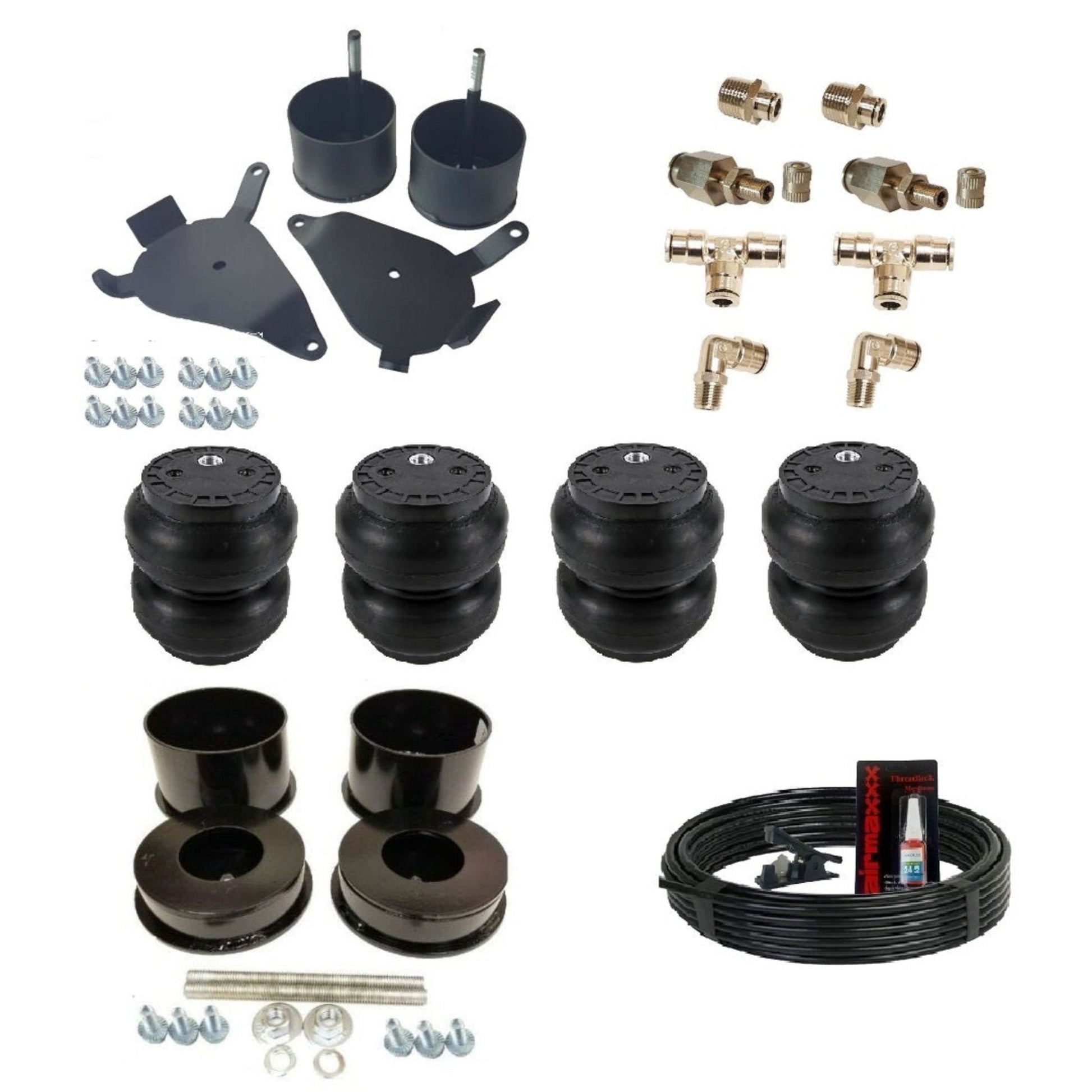 airmaxxx G-Body 1982-88 front and rear Slam air bag bracket inflation kit