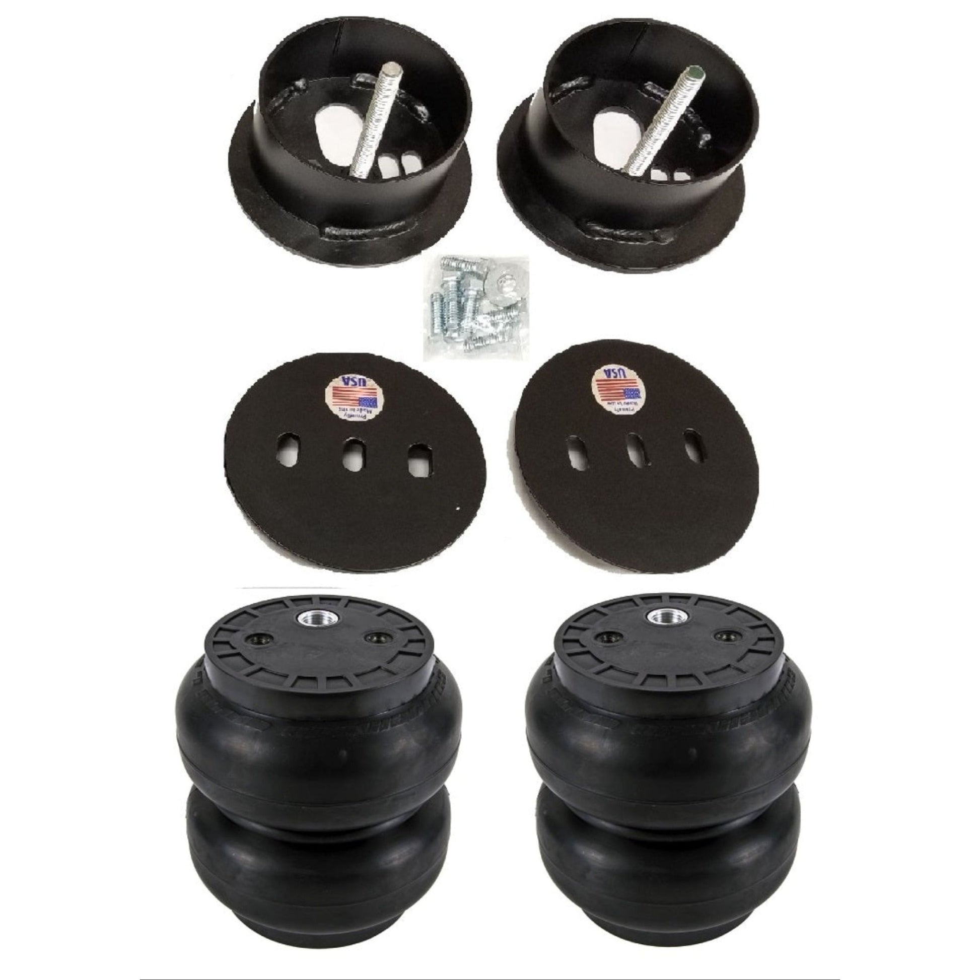 airmaxxx Rear Slam air bag brackets for 1961-62 Cadillac suspension