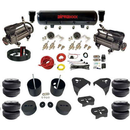 airmaxxx X-series compressor steel tank manual Air Lift air bags & brackets kit for 99-06 silverado sierra 1500 KGM99-XB2-59S-4TOG2GA2B-WK-HFD26