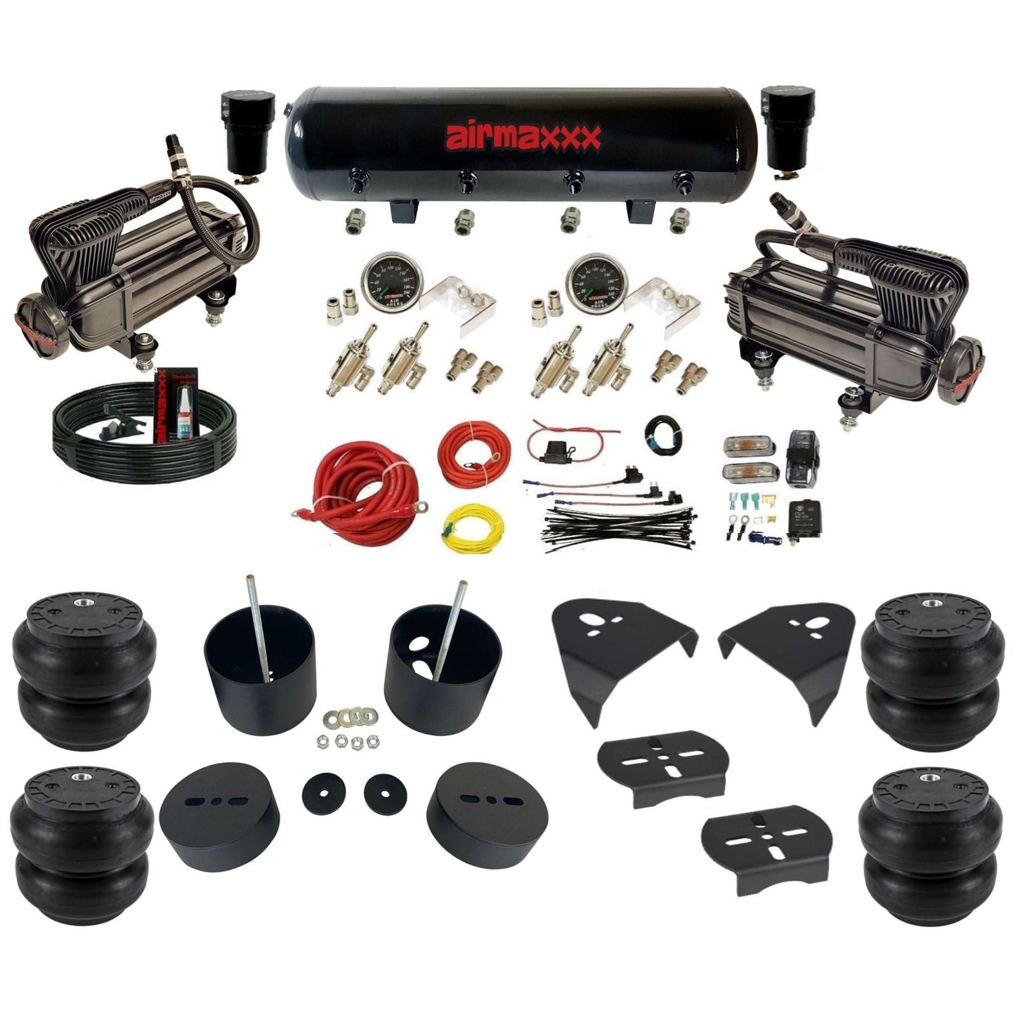 airmaxxx X-series compressor steel tank manual Slam air bags & brackets kit for 99-06 silverado sierra 1500 KGM99-XB2-59S-4TOG2GA2B-WK-HFSS7