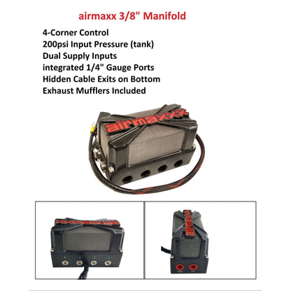 airmaxxx X4 air manifold valve air ride suspension