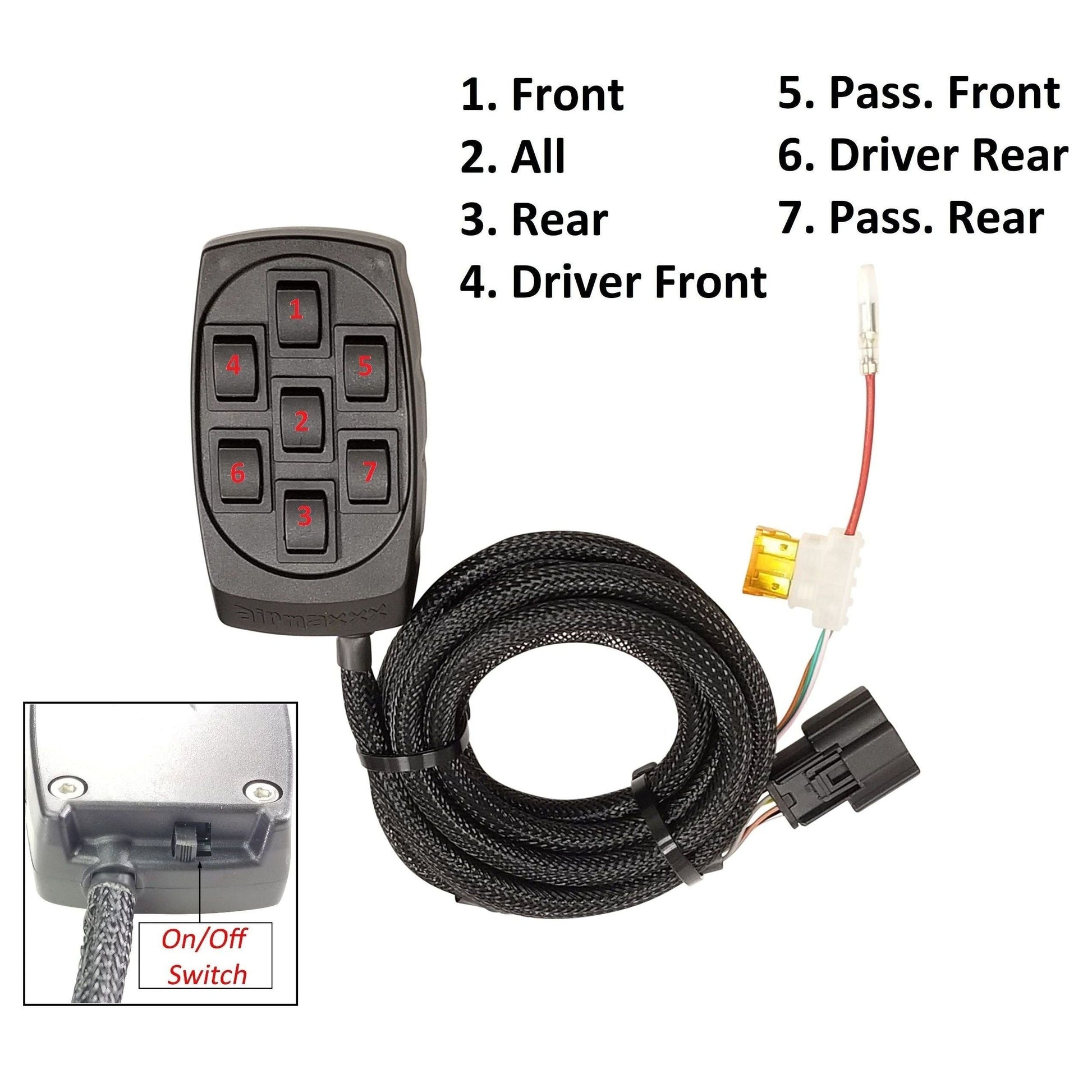 airmaxxx X7 7 switch controller switchbox control