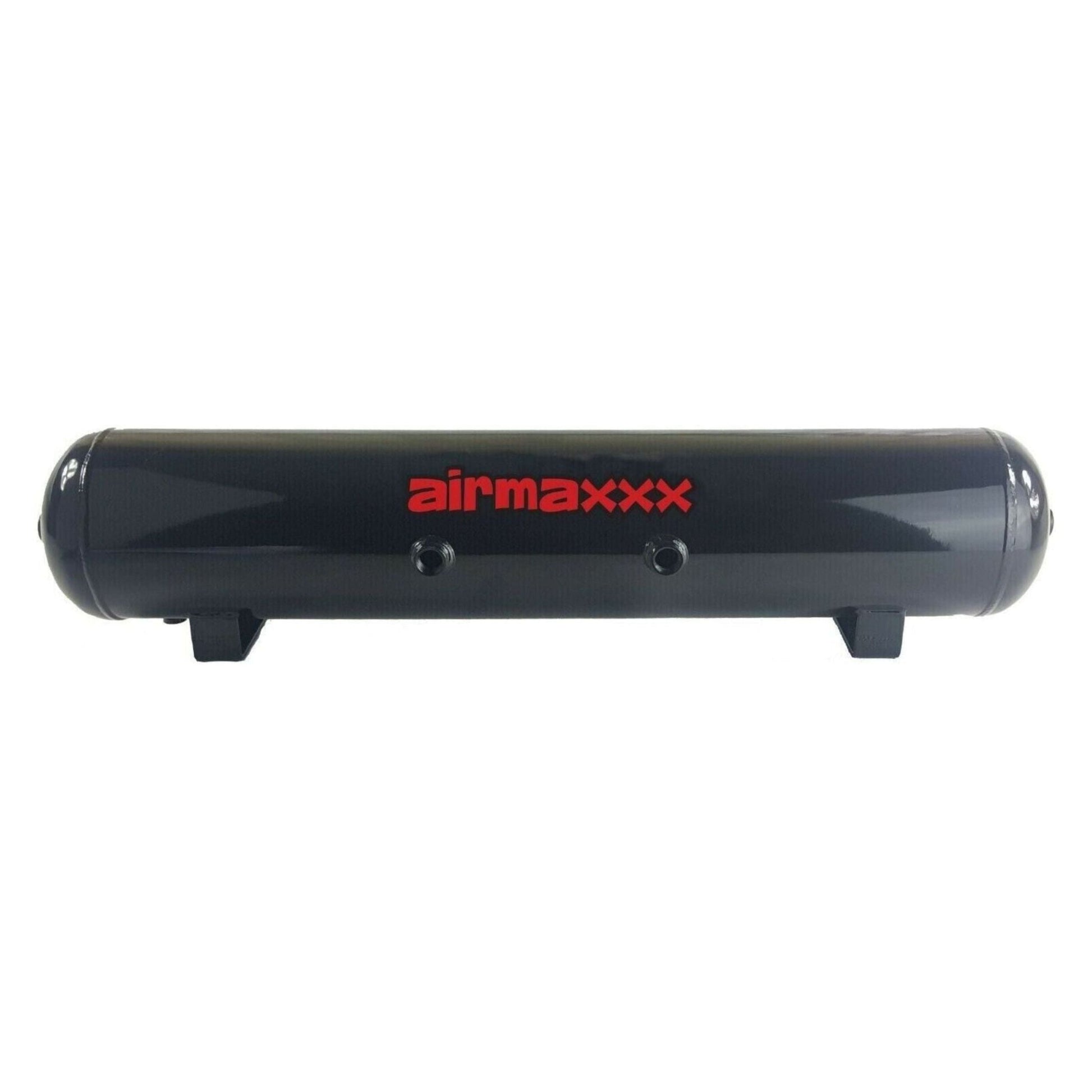 airmaxxx air tank 5 gallon 7 ports black steel