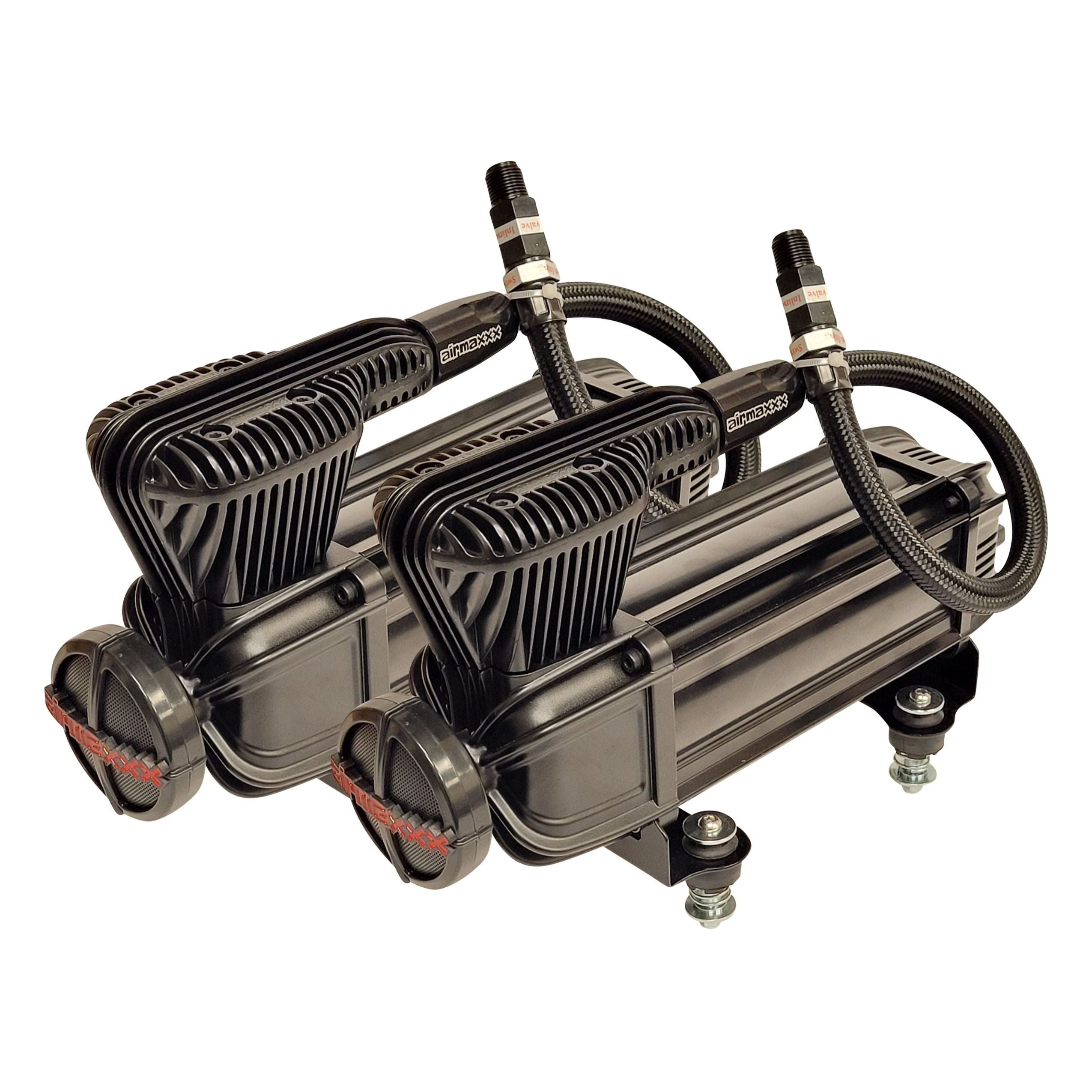airmaxxx Black X-Series Dual Air Compressor Pack 200 PSI Max – airslamit