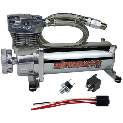 airmaxxx chrome 480 air compressor 200 PSI