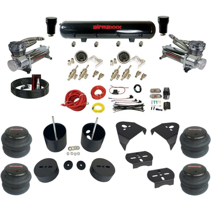 airmaxxx chrome 480 compressor steel tank manual 2600 air bags & brackets kit for 99-06 silverado sierra 1500 KGM99-480C2-59S-4TOG2GA2B-WK-HF