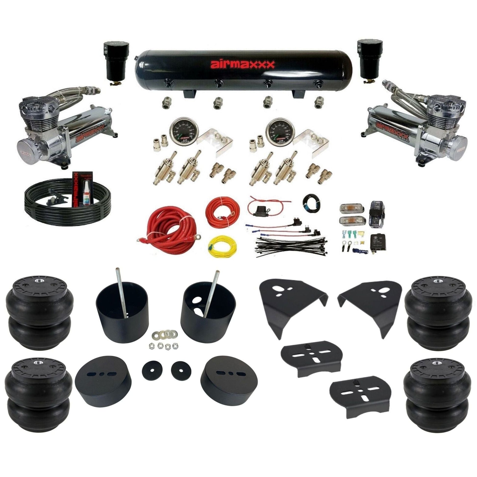 airmaxxx chrome 480 compressor steel tank manual Slam air bags & brackets kit for 99-06 silverado sierra 1500 KGM99-480C2-59S-4TOG2GA2B-WK-HFSS7