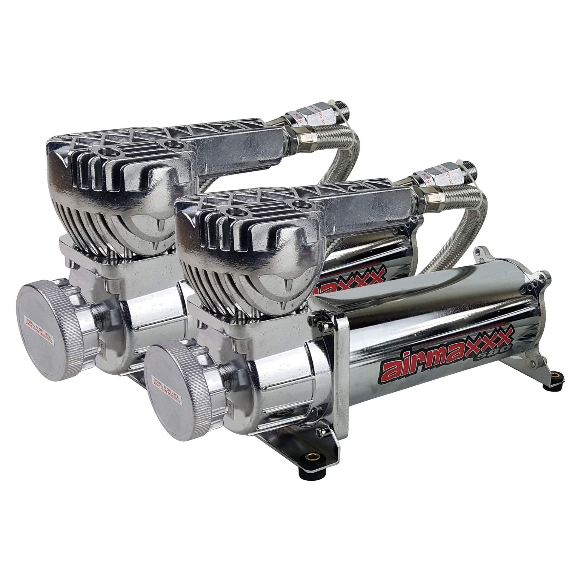 airmaxxx chrome 580 dual air compressors