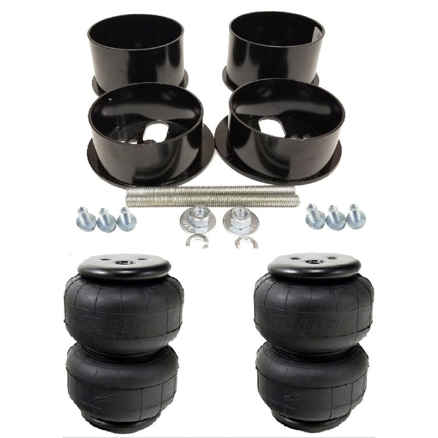 airmaxxx front Air Lift air bag mounting brackets kit for 1971 1996 gm b body