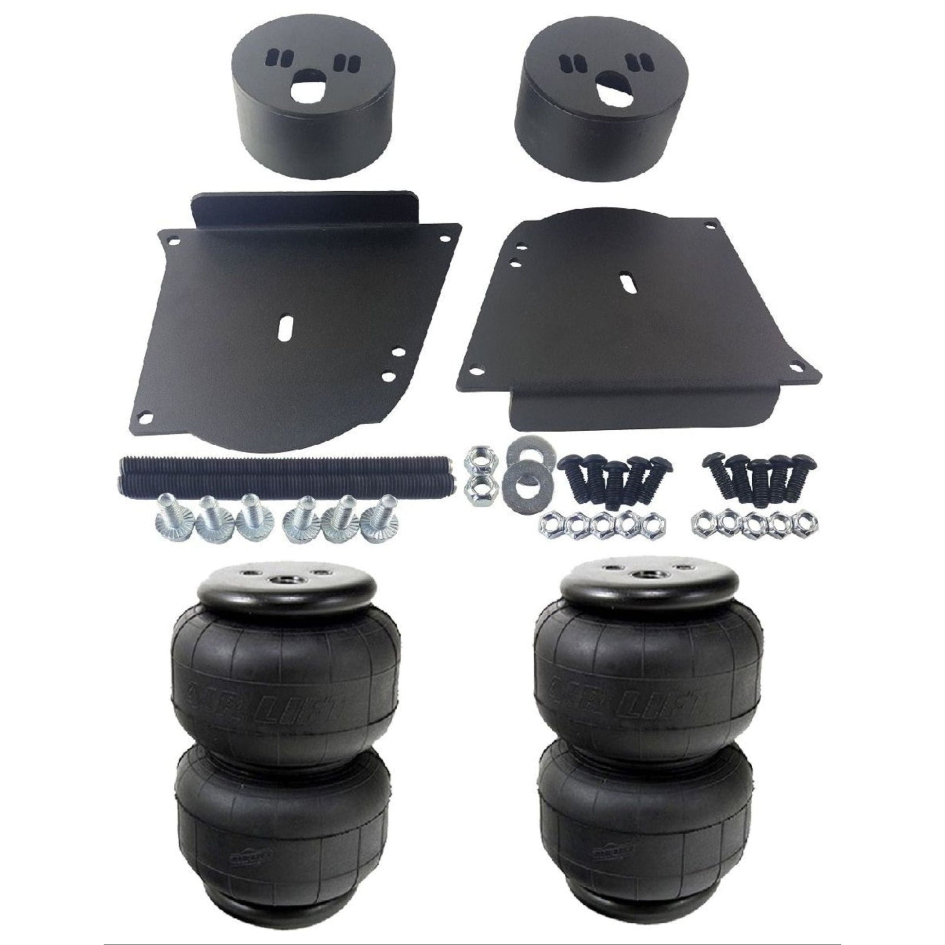 airmaxxx front D2500 air bags & bolt on brackets for 1964-1972 gm a-body