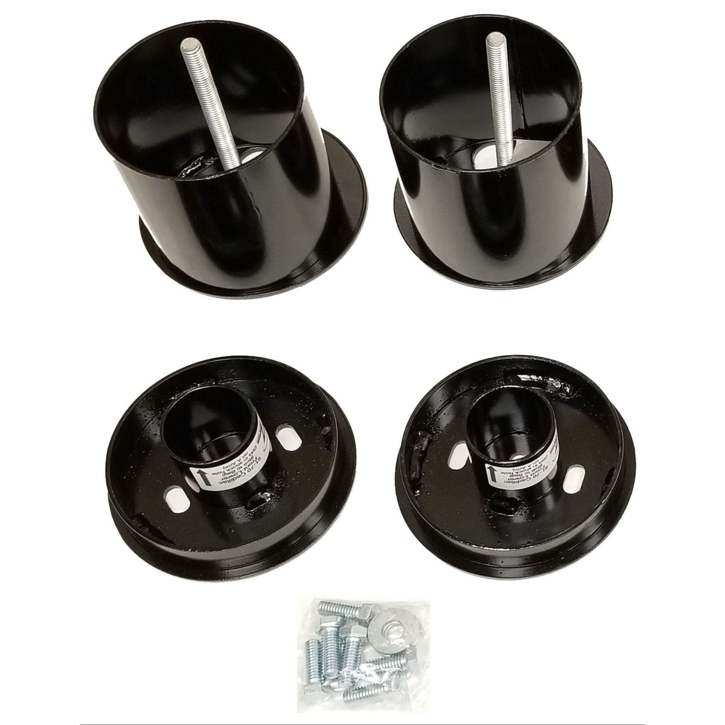 airmaxxx front air bag brackets fits 1965-1970 cadillac