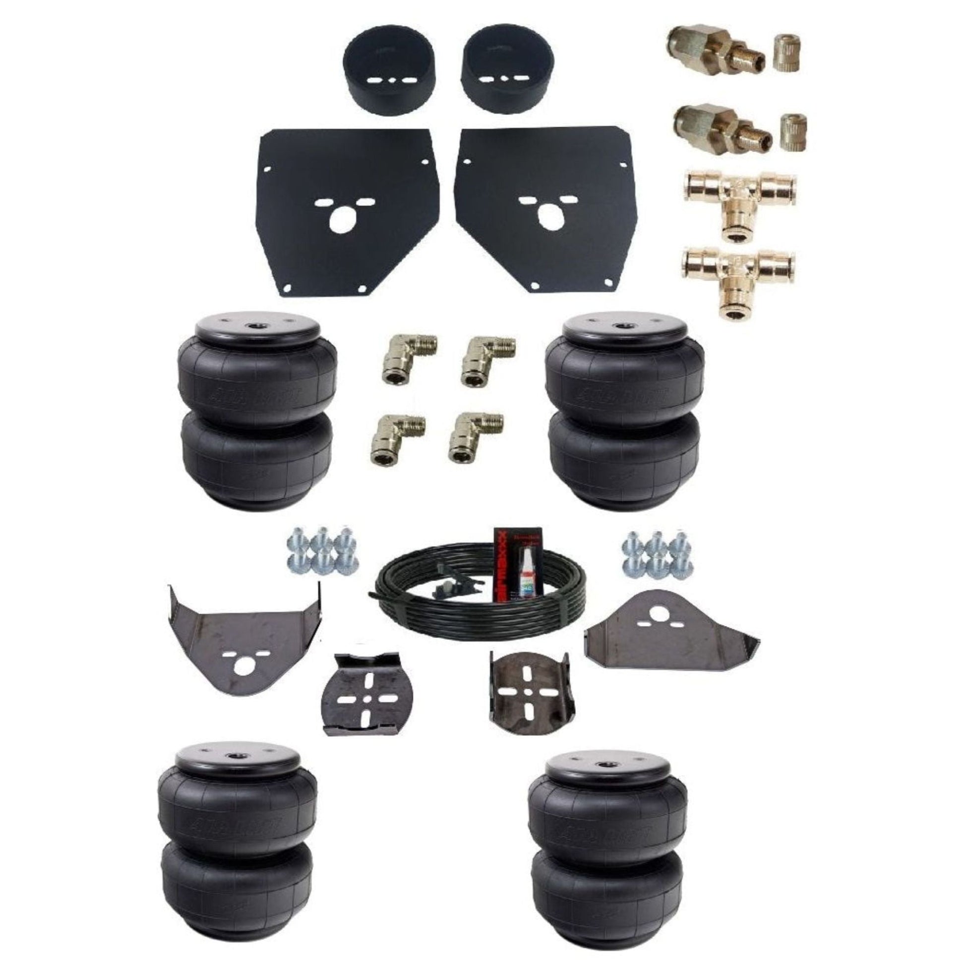 airmaxxx front and rear Air Lift air bag brackets kit fits 1973-1987 Chevy/GMC C10 truck