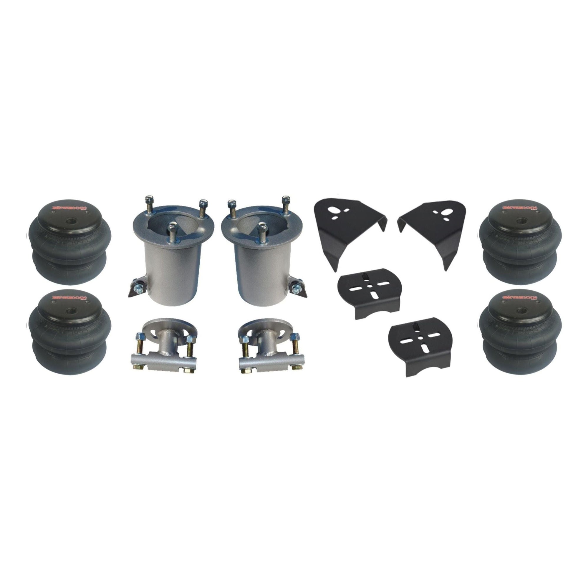 airmaxxx front and rear brackets w/2600 bags air suspension kit fits 2007-18 Silverado/Sierra 1500
