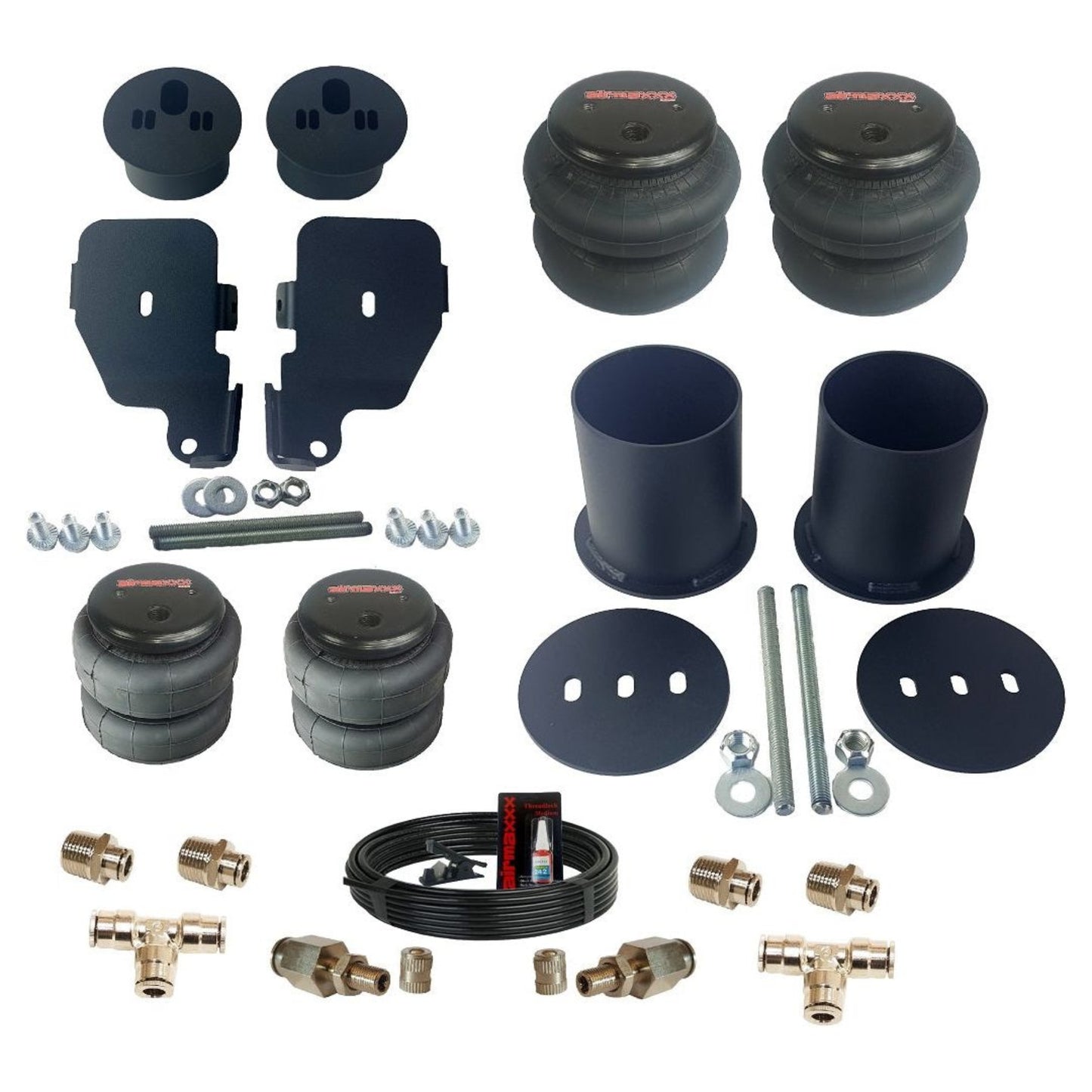 airmaxxx front & rear air suspension brackets & bags for 1965-70 Chevy Impala