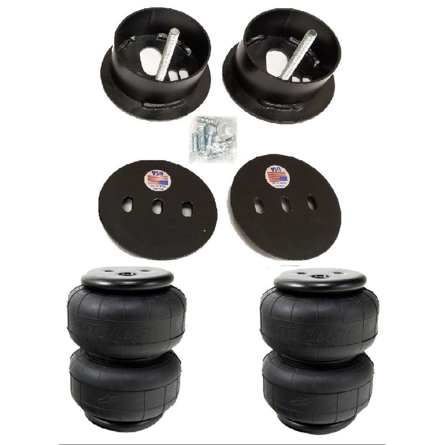 airmaxxx rear Air Lift air bags & mounting brackets for 1963 cadillac