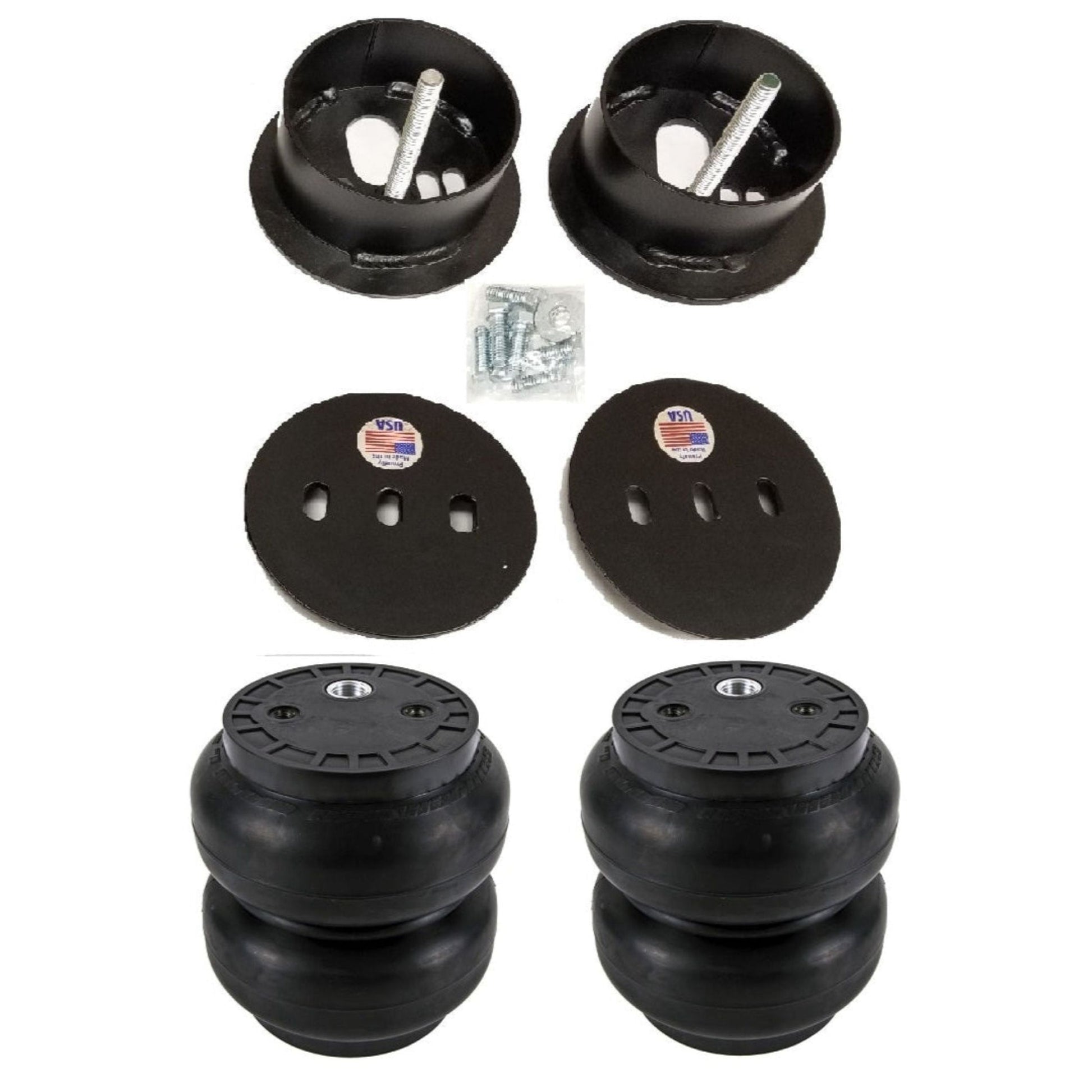 airmaxxx rear Slam air bags & mounting brackets for 1963 cadillac