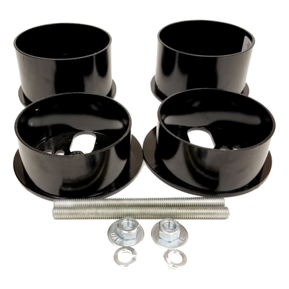 airmaxxx rear bolt on air bag brackets fits 1971–1996 GM B-Body cars