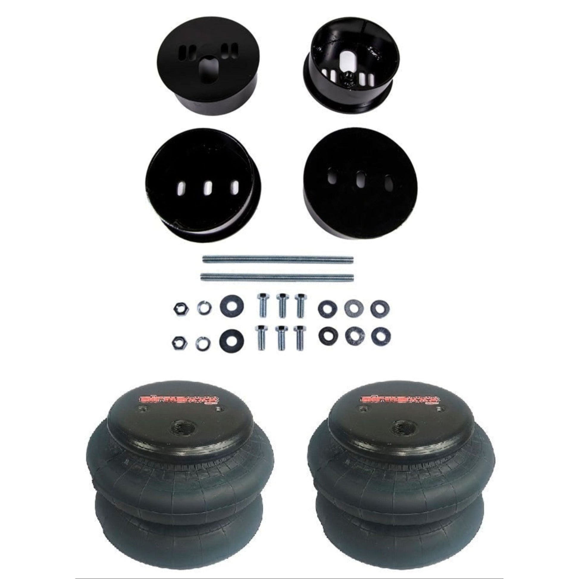 airmaxxx rear bolt on air bag mounting brackets & 2600 bags fits 1958-60 Cadillac DeVille CAD-58-60-R airmaxxx 2600