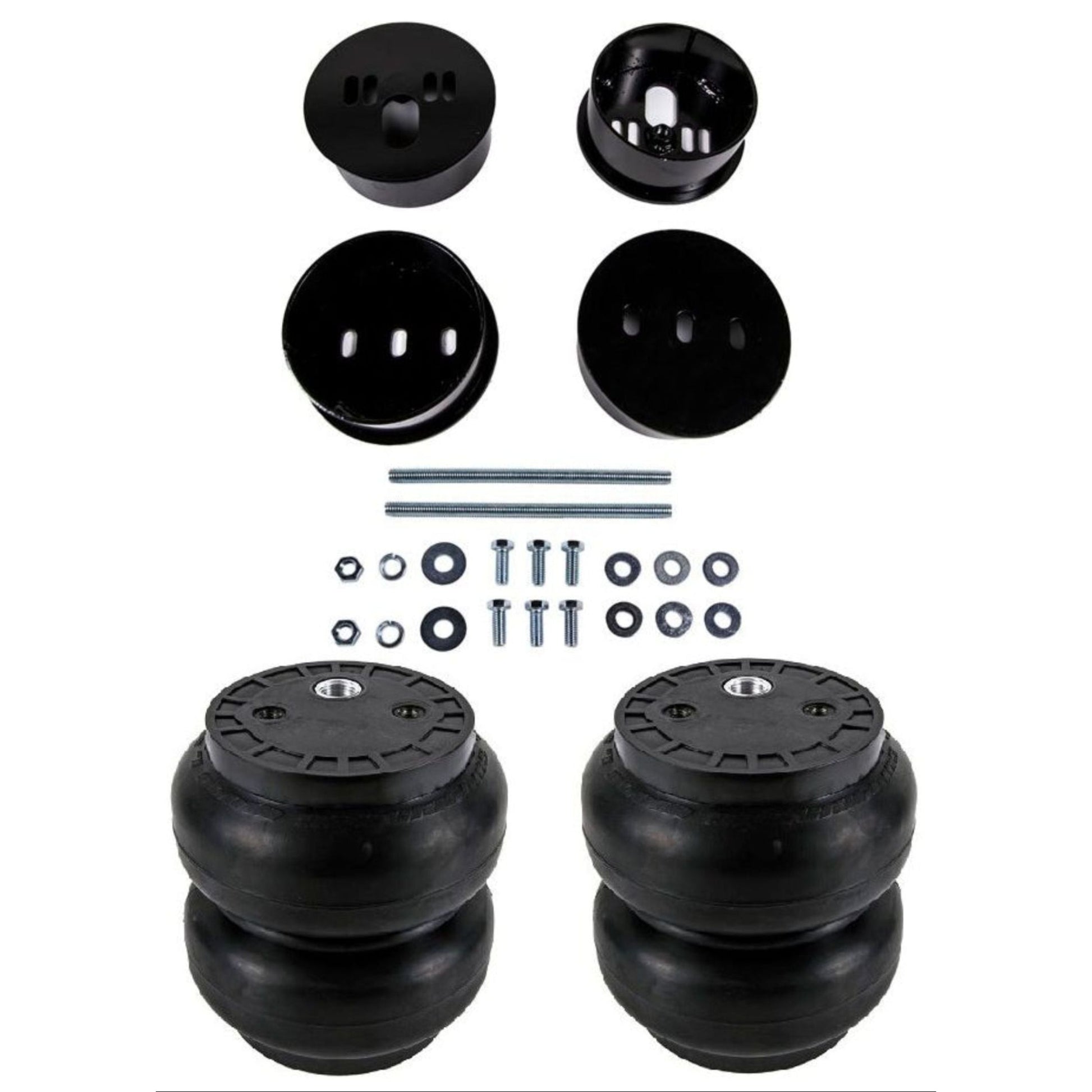 airmaxxx rear bolt on air bag mounting brackets & Slam bags fits 1958-60 Cadillac DeVille CAD-58-60-R-ss7