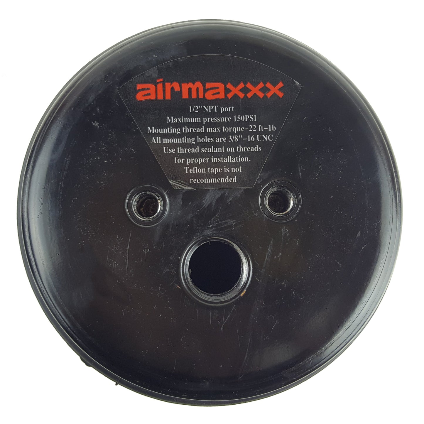 airmaxxx titan ii 2500 2 ply air bag top with 1/2"npt port