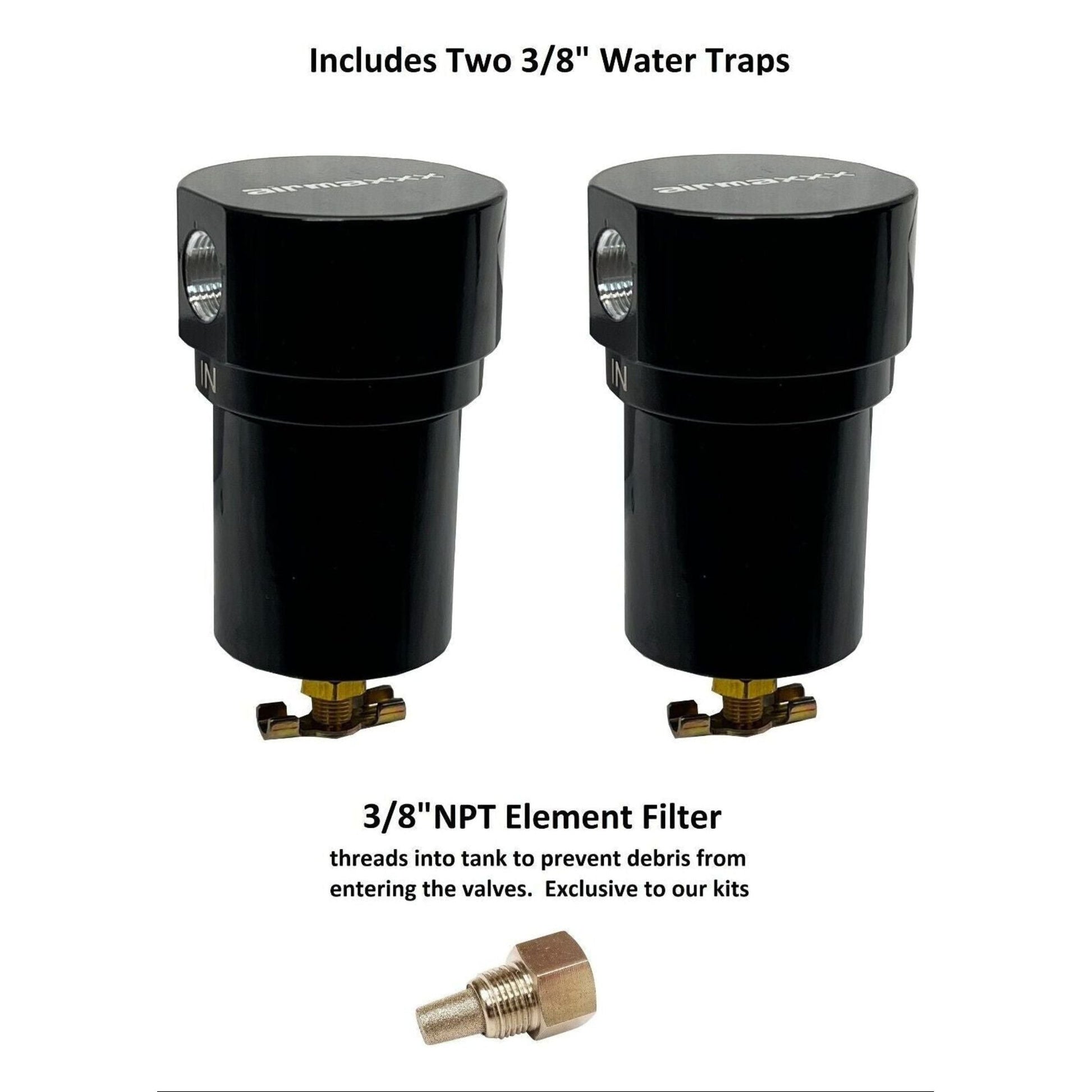 airmaxxx water trap for air tank 3/8