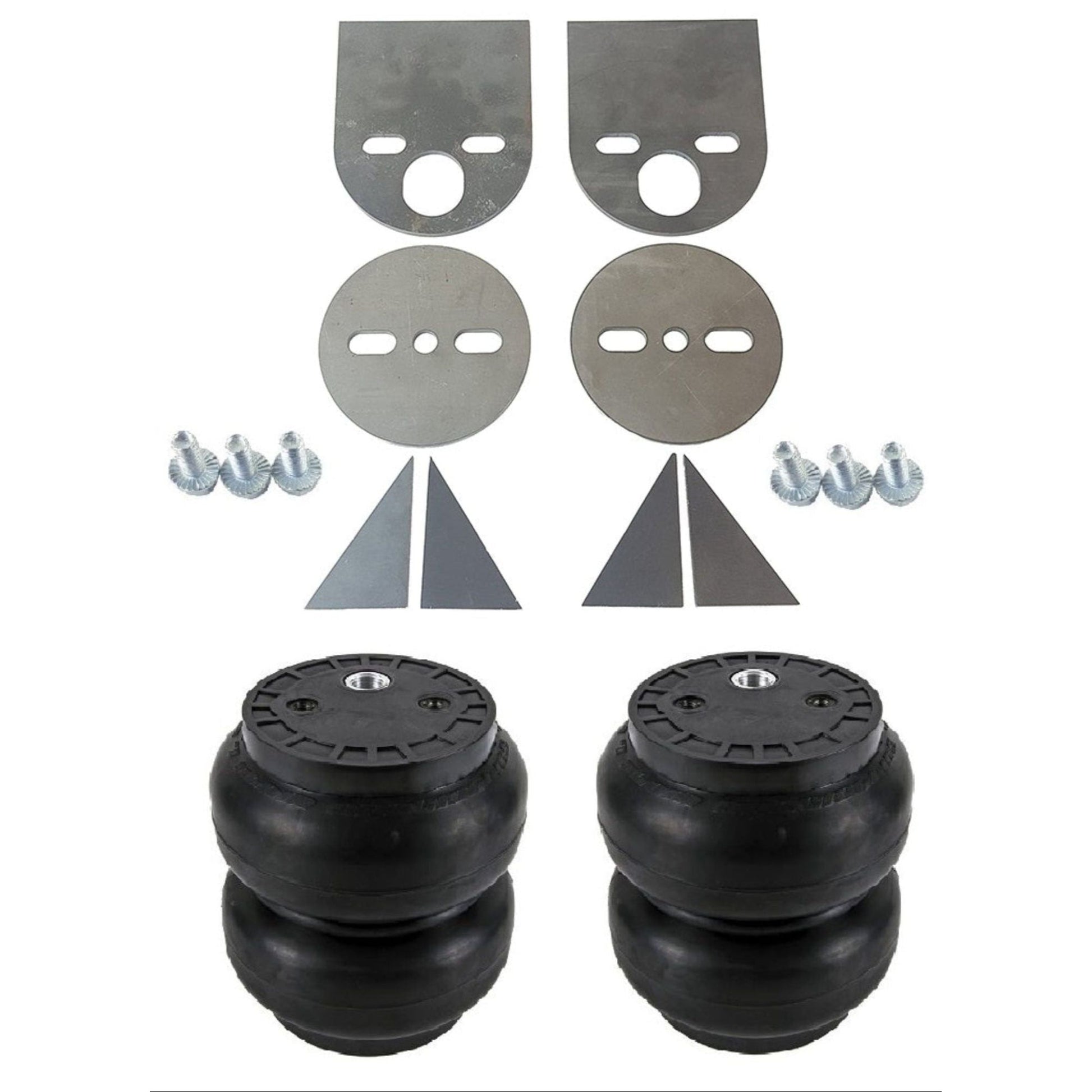 airmaxxx weld on front air suspension brackets w/Slam bags for mini trucks with torsion bar