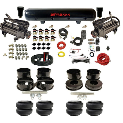 airmaxxx x-series air compressors steel air tank Air Lift bags brackets installation KBBDY-XB2-838-59S-7BK-WK-HFD25 