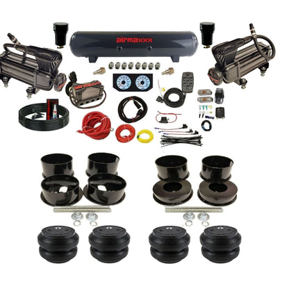 airmaxxx x-series air compressors steel air tank X4 manifold X7 switchbox Slam air bags & brackets For B-Body KBBDY-XB2-57S-X4X7-WK-HFSS7