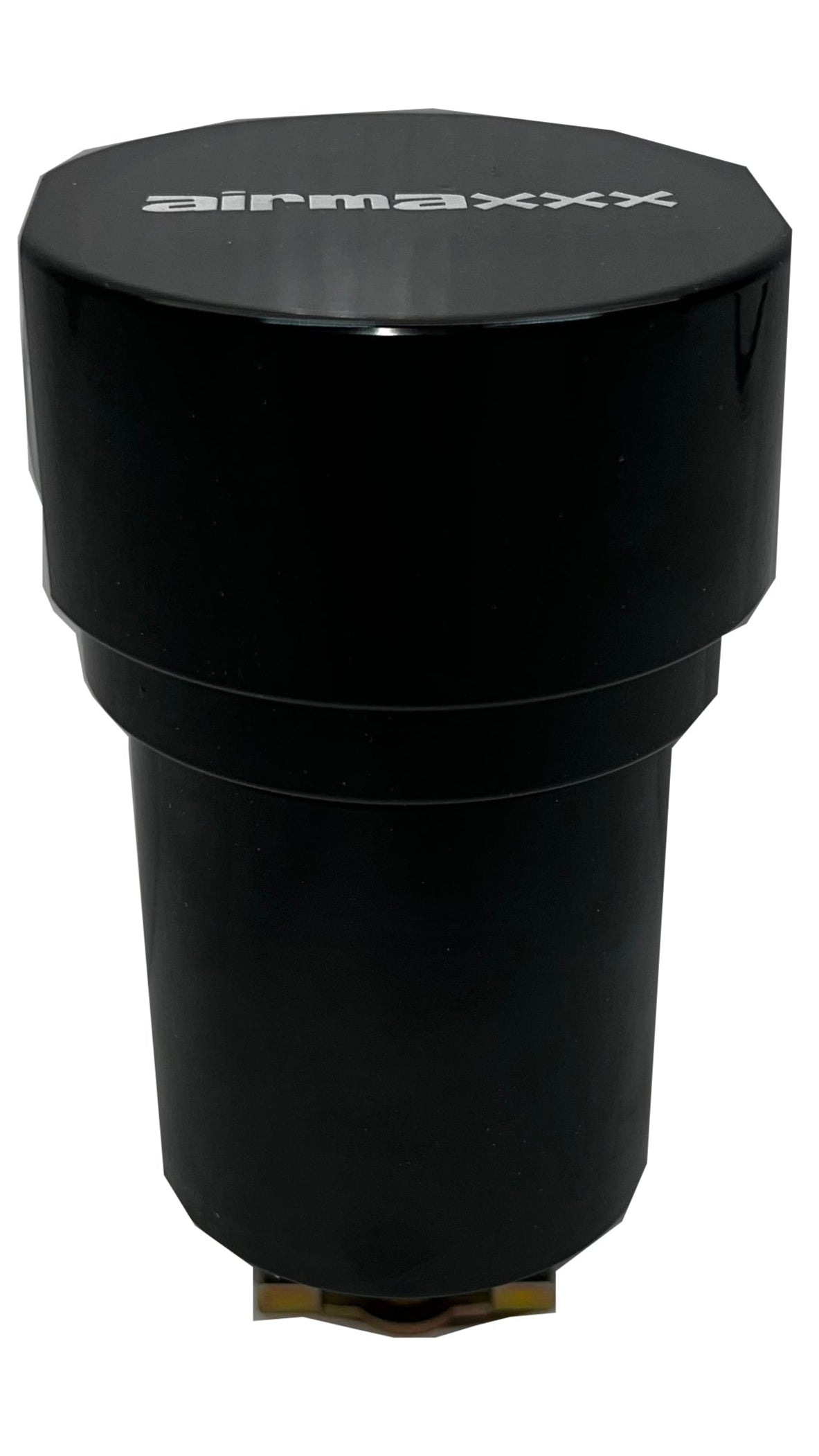 airmaxxx Black Aluminum 3/8" Tank Water Filter Trap & Drain