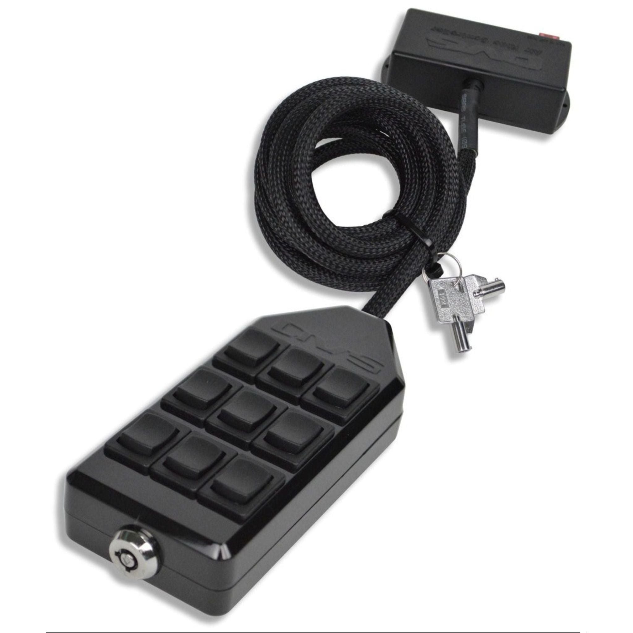 AVS 9 Rocker Switch Box Black Manual Air Ride Suspension
