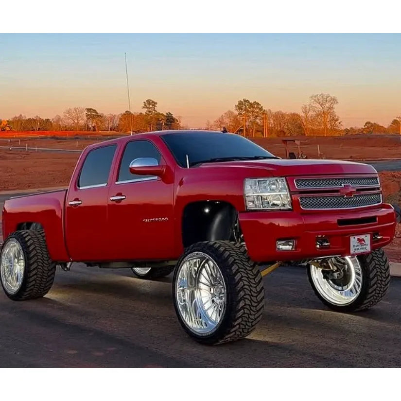 2007-2016 Silverado/Sierra 1500 4WD 7" Carolina Squat Kit with Rear Air Ride