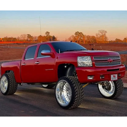 2007-2016 Silverado/Sierra 1500 4WD 7" Carolina Squat Kit with Rear Air Ride