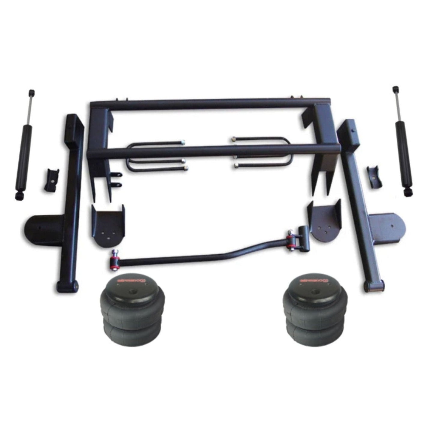 Ekstensive Metal Works Rear Air Suspension Kit fits 1982-2004 S10/S15/Sonoma pickup w/maxtrac shocks 2500 bags 