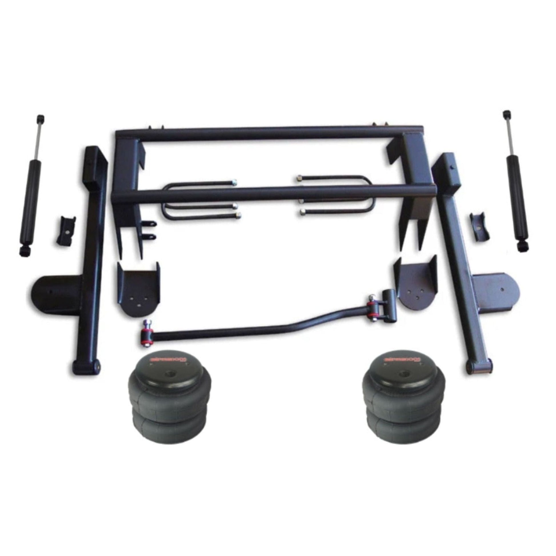 Ekstensive Metal Works Rear Air Suspension Kit fits 1982-2004 S10/S15/Sonoma pickup w/maxtrac shocks 2500 bags 