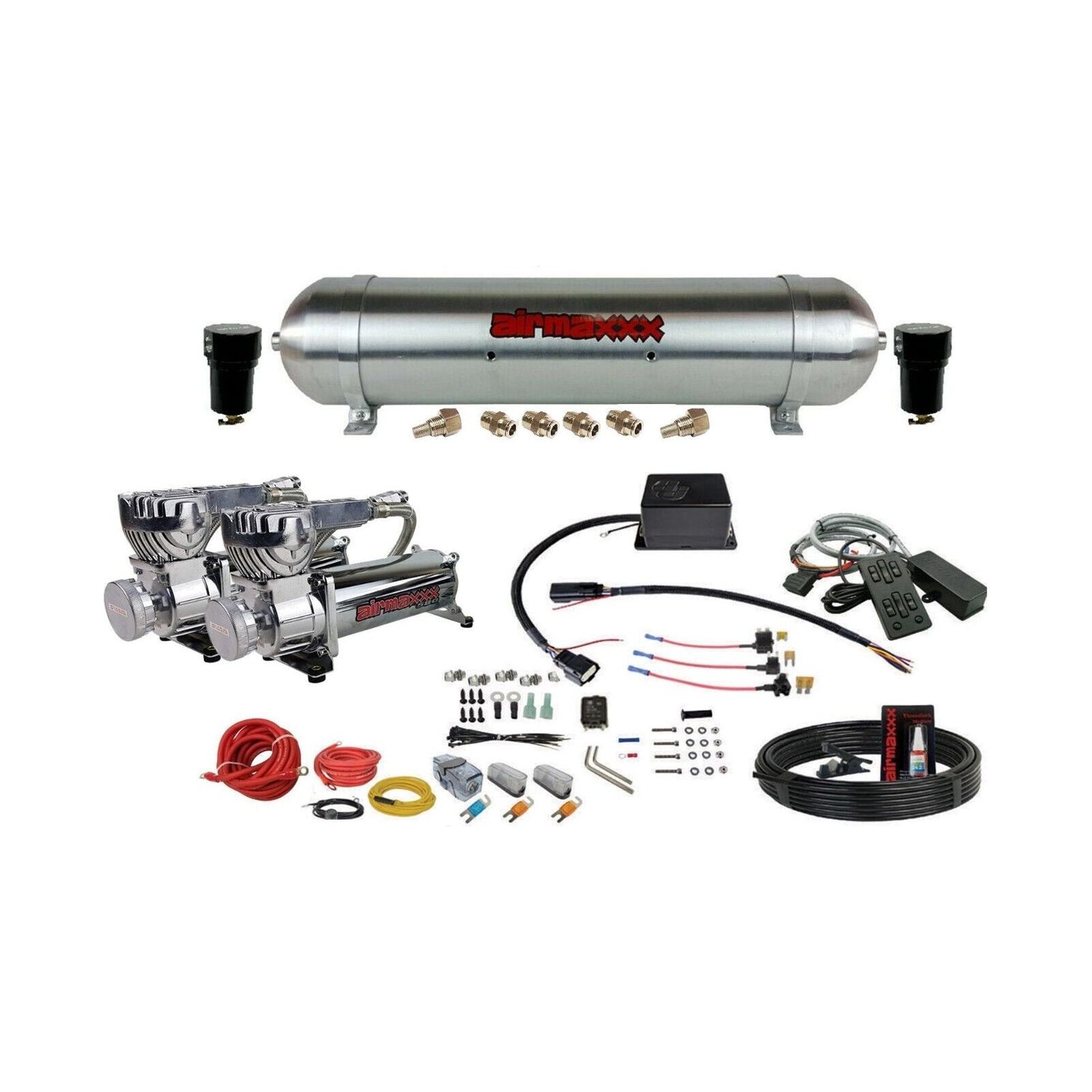 Slam Specialties SV-8C & MC.1 Air Management w/airmaxxx 580 Chrome Dual Pack