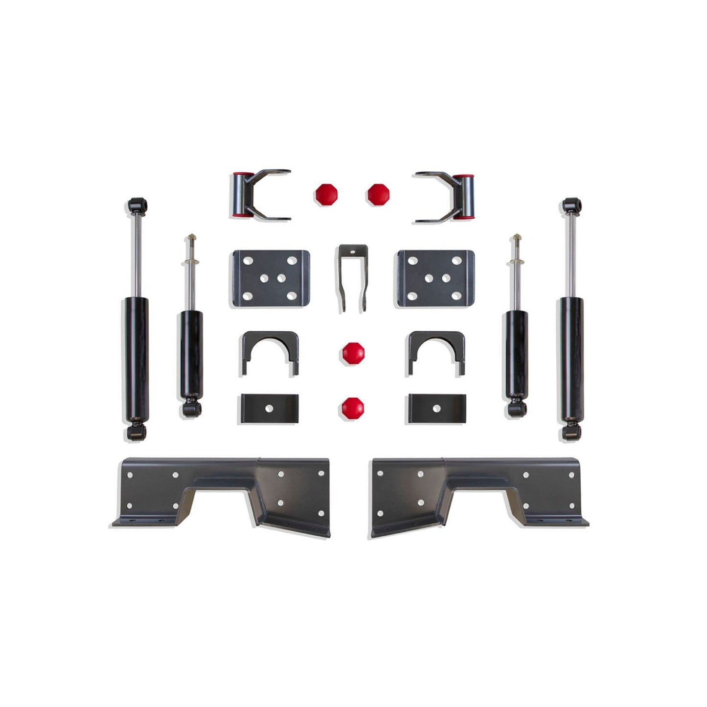 5 inch rear drop kit for gmc sierra 1500 | silverado rear flip kit with shackles