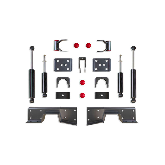 5 inch rear drop kit for gmc sierra 1500 | silverado rear flip kit with shackles